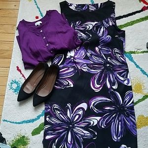 Petite Alyx Boatneck Sheath Dress